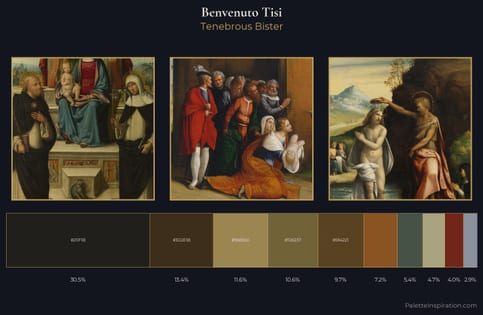 Benvenuto Tisi Palette 5 - Tenebrous Bister