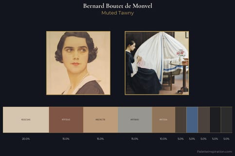 Bernard Boutet de Monvel Master Palette - Muted Tawny