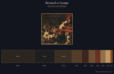 Bernard te Gempt Palette 4 - Nocturnal Bister
