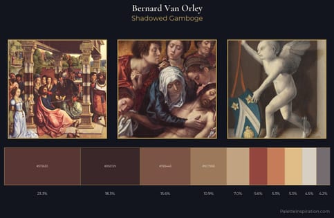 Bernard Van Orley Palette 1 - Shadowed Gamboge