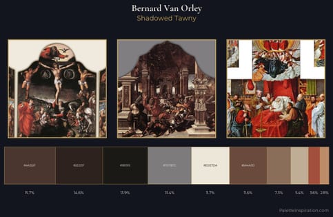 Bernard Van Orley Palette 6 - Shadowed Tawny