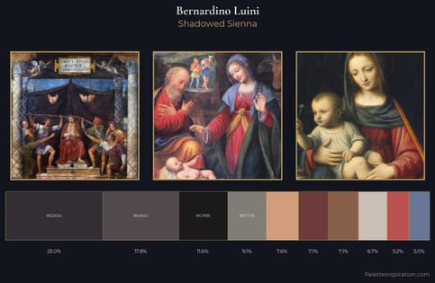 Bernardino Luini Palette 4