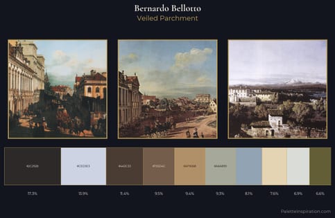 Bernardo Bellotto Palette 1 - Veiled Parchment