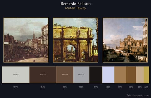 Bernardo Bellotto Palette 6 - Muted Tawny