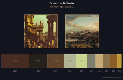 Bernardo Bellotto Palette 10 - Penumbral Tawny