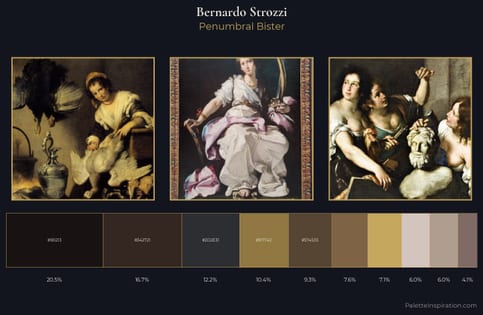 Bernardo Strozzi Palette 5 - Penumbral Bister