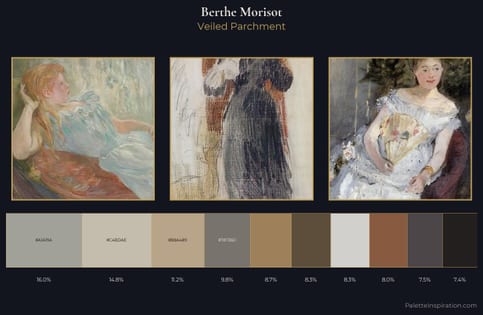 Berthe Morisot Palette 10 - Veiled Parchment