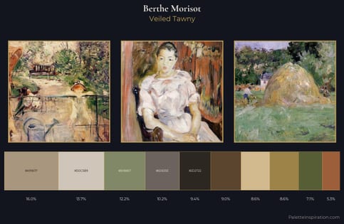 Berthe Morisot Palette 12