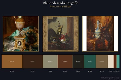 Blaise Alexandre Desgoffe Master Palette