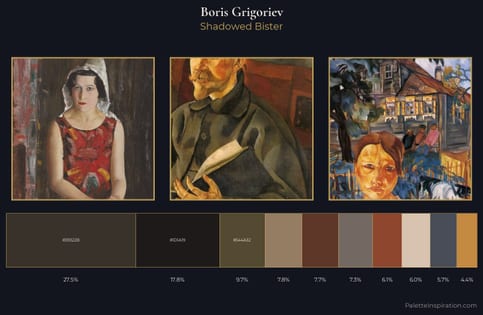 Boris Grigoriev Palette 8 - Shadowed Bister