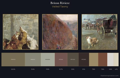 Briton Riviere Palette 2 - Veiled Tawny