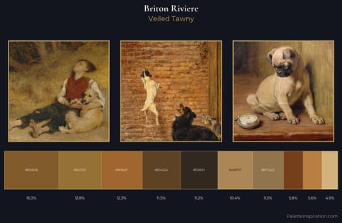 Briton Riviere Palette 4 - Veiled Tawny