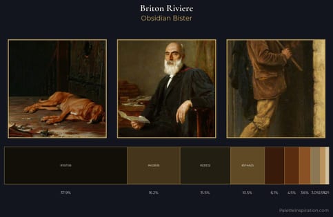 Briton Riviere Palette 8 - Obsidian Bister