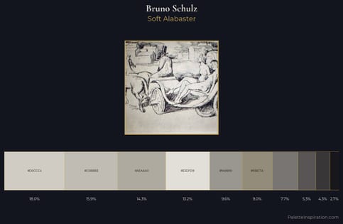 Bruno Schulz Palette 3 - Soft Alabaster