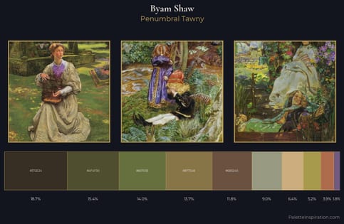 Byam Shaw Palette 3 - Penumbral Tawny