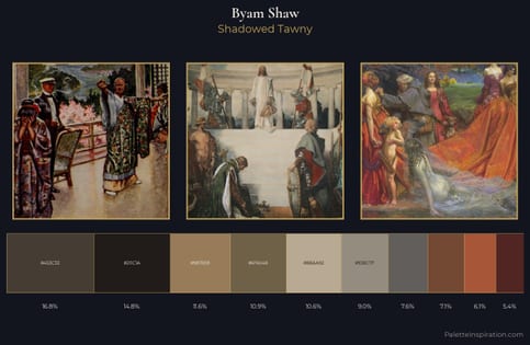 Byam Shaw Palette 7 - Shadowed Tawny
