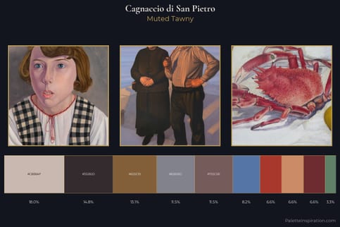 Cagnaccio di San Pietro Master Palette - Muted Tawny