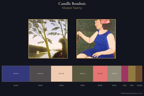 Camille Bombois Master Palette - Muted Tawny