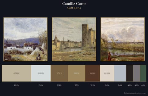 Camille Corot Palette 2 - Soft Ecru