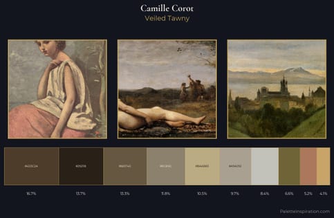 Camille Corot Palette 10 - Veiled Tawny