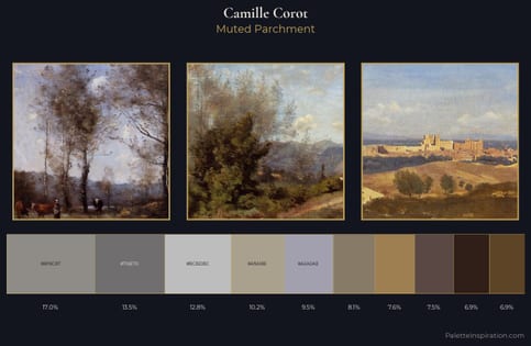 Camille Corot Palette 12