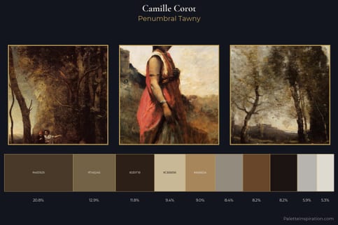 Camille Corot Master Palette