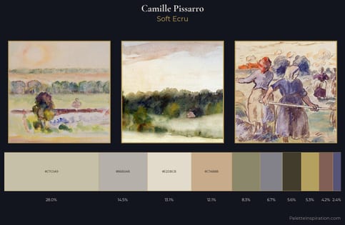 Camille Pissarro Palette 2 - Soft Ecru