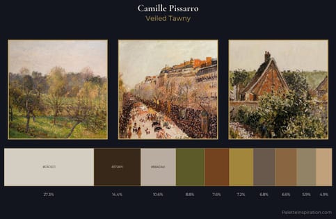 Camille Pissarro Palette 11 - Veiled Tawny