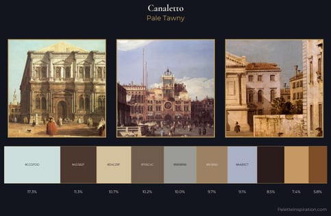 Canaletto Palette 6 - Pale Tawny