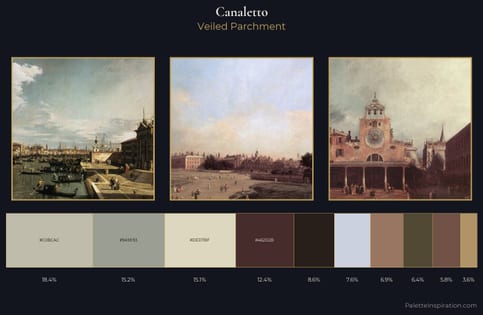 Canaletto Palette 9 - Veiled Parchment
