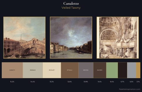 Canaletto Palette 10 - Veiled Tawny