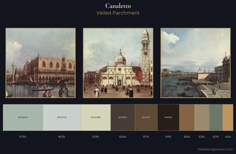 Canaletto Palette 11 - Veiled Parchment