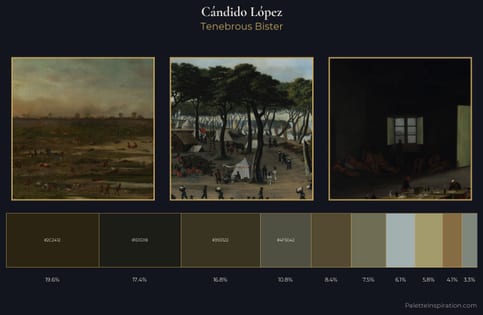 Cándido López Palette 4