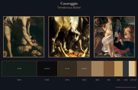 Caravaggio Palette 6