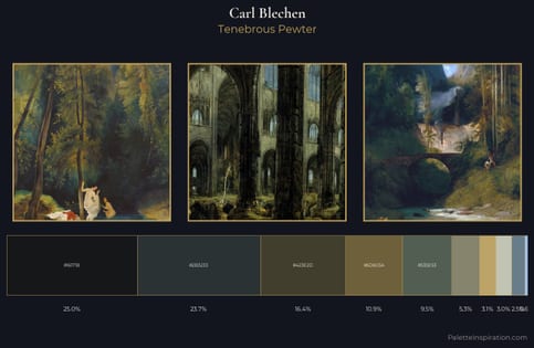 Carl Blechen Palette 5