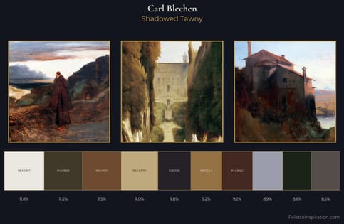 Carl Blechen Palette 6 - Shadowed Tawny