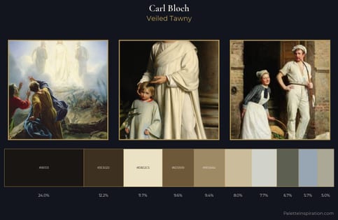 Carl Bloch Palette 1 - Veiled Tawny