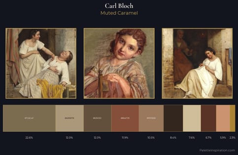 Carl Bloch Palette 5 - Muted Caramel