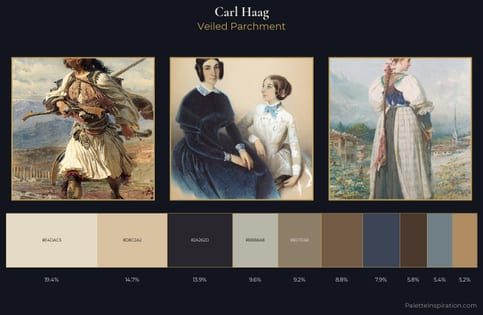 Carl Haag Palette 4 - Veiled Parchment