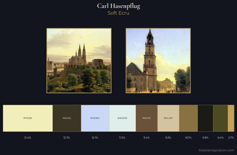 Carl Hasenpflug Palette 1 - Soft Ecru