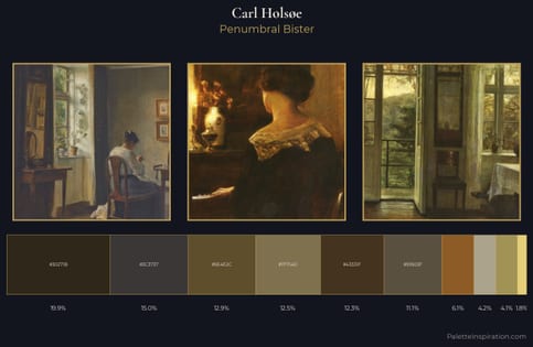 Carl Holsøe Palette 6 - Penumbral Bister