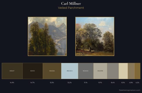 Carl Millner Palette 3 - Veiled Parchment