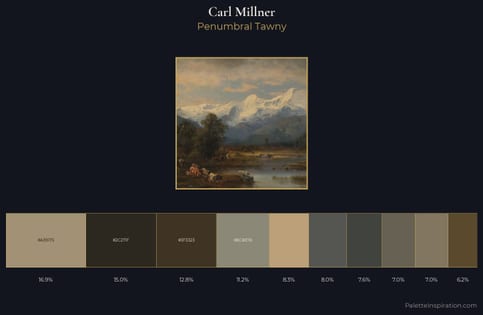 Carl Millner Palette 5 - Penumbral Tawny