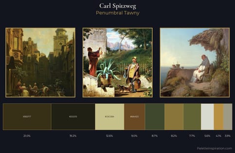 Carl Spitzweg Palette 5 - Penumbral Tawny