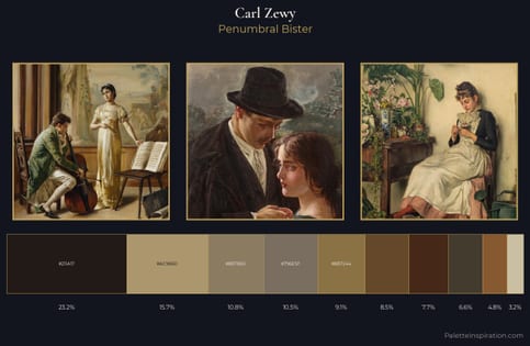 Carl Zewy Palette 1 - Penumbral Bister