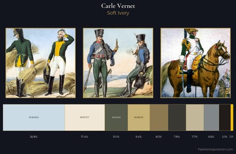 Carle Vernet Palette 2 - Soft Ivory