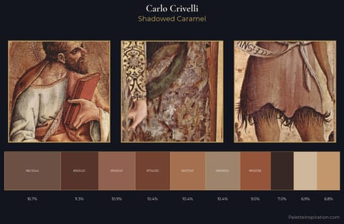 Carlo Crivelli Palette 8 - Shadowed Caramel