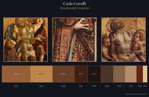 Carlo Crivelli Palette 11 - Shadowed Caramel