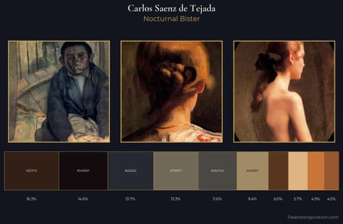 Carlos Saenz de Tejada Palette 5 - Nocturnal Bister