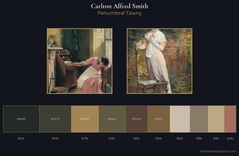 Carlton Alfred Smith Palette 1 - Penumbral Tawny